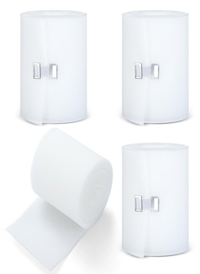 Threlaco ضمادات ثريلاكو لعلاج الوذمة اللمفاوية، 4 قطع، للساقين، ضمادات حشو، ضمادات طبية غير لاصقة من الفوم، ضمادات حشو للوذمة اللمفاوية تحت الضمادات الرغوية لتوزيع الضغط والوذمة الرياضية - Image 1